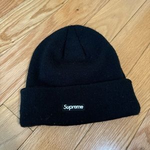 Supreme New Era Box Logo Black Beanie